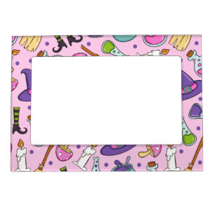 Halloween Pattern Magnetic Frame