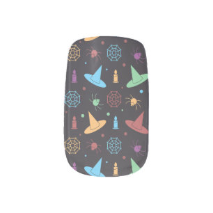 Halloween Pattern Minx Nail Art