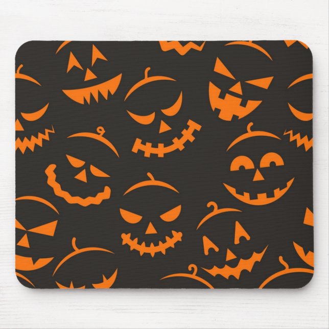 Halloween pattern mouse pad (Front)