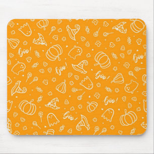 Halloween pattern mouse pad