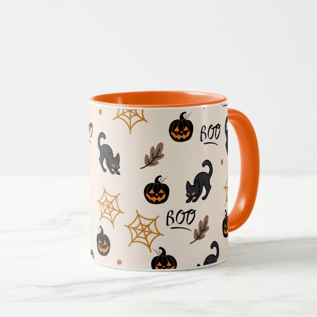 Halloween pattern mug (Front Right)