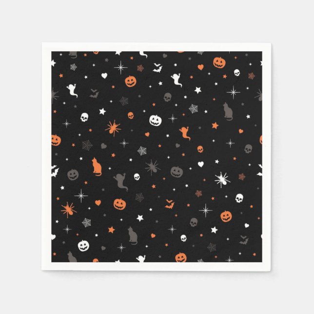 Halloween pattern napkins (Front)