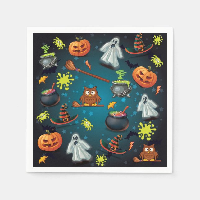 Halloween pattern napkins (Front)