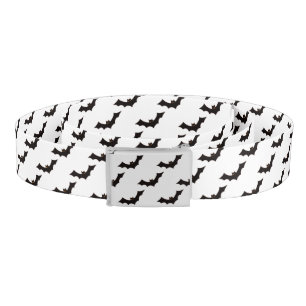 Halloween, Pattern Of Bats, Trick Or Treat, Boo Belt