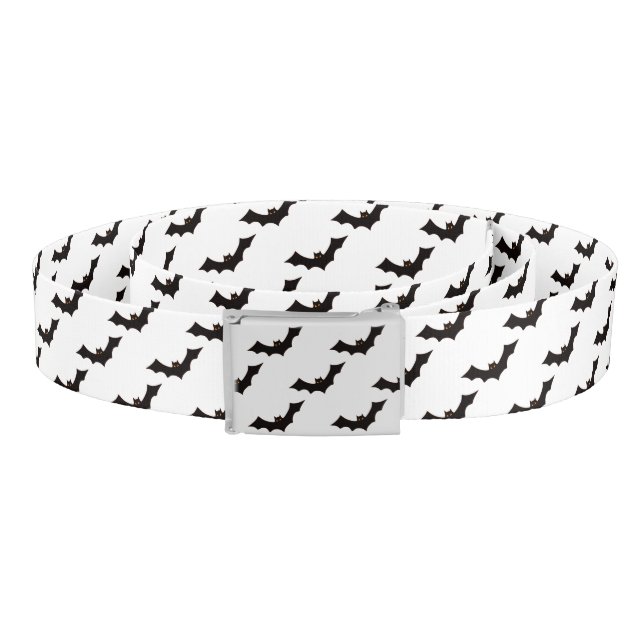 Halloween, Pattern Of Bats, Trick Or Treat, Boo Belt (Coil)