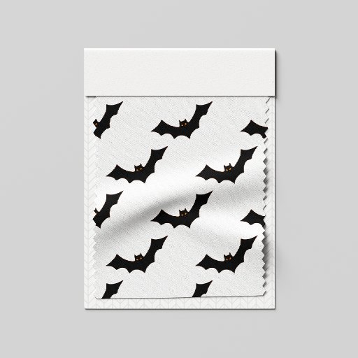 Halloween, Pattern Of Bats, Trick Or Treat, Boo Fabric