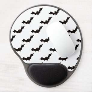 Halloween, Pattern Of Bats, Trick Or Treat, Boo Gel Mouse Pad