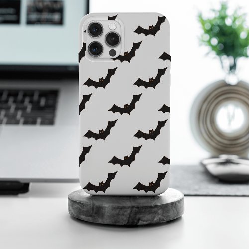 Halloween Pattern Of Bats Trick Or Treat Boo iPhone 15 Pro Max Case