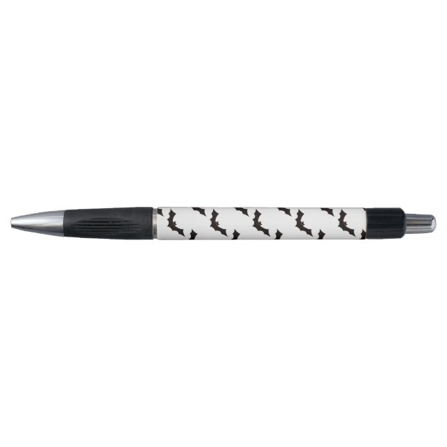 Halloween, Pattern Of Bats, Trick Or Treat, Boo Pen (Front)