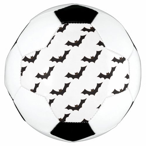 Halloween Pattern Of Bats Trick Or Treat Boo Soccer Ball