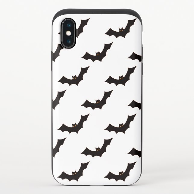 Halloween, Pattern Of Bats, Trick Or Treat, Boo Uncommon iPhone Case (Back)
