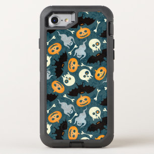 Halloween pattern OtterBox defender iPhone SE/8/7 case