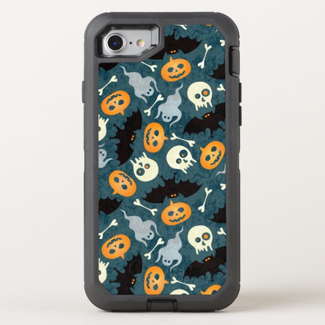 Halloween pattern otterbox iPhone case (Back)