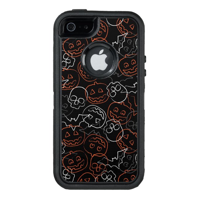 Halloween Pattern Otterbox iPhone Case (Back)