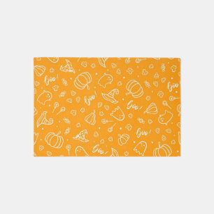 Halloween pattern outdoor rug