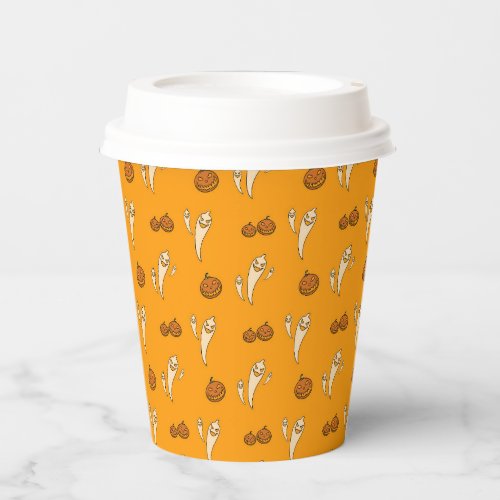 Halloween pattern paper cups