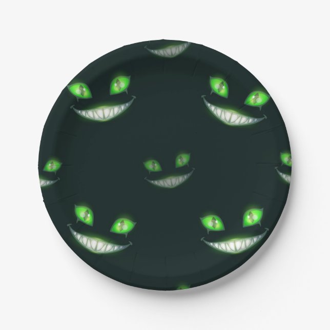 Halloween pattern paper plates (Front)
