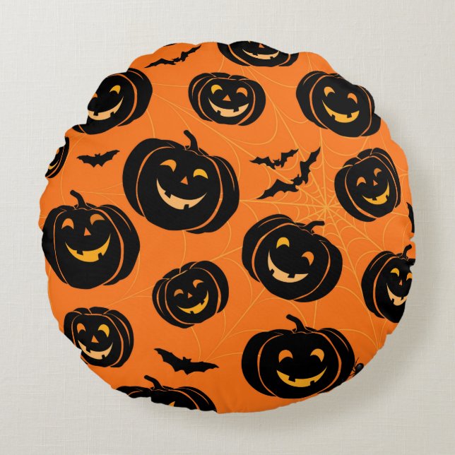 Halloween Pattern Pillow  (Front)