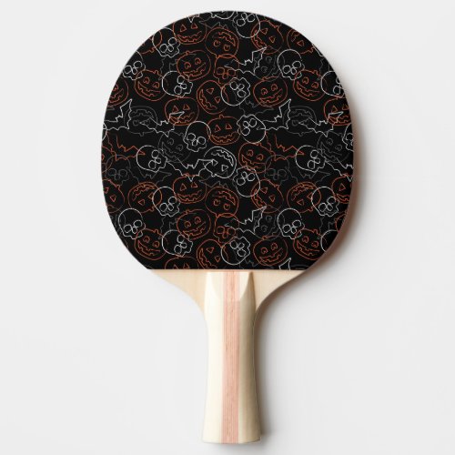 Halloween Pattern Ping_Pong Paddle