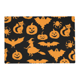 Halloween pattern placemat