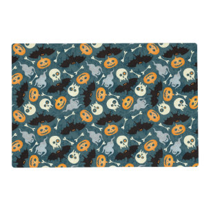 Halloween pattern placemat
