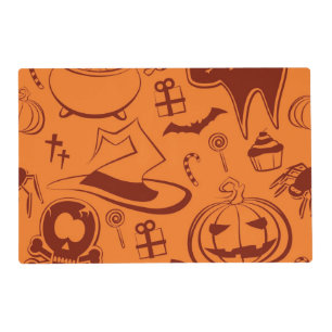 Halloween pattern placemat