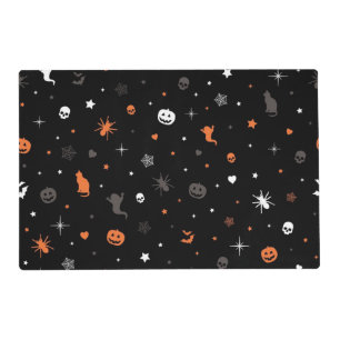 Halloween pattern placemat