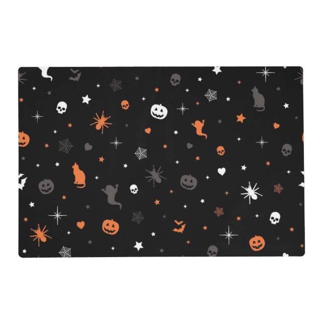 Halloween pattern placemat (Front)