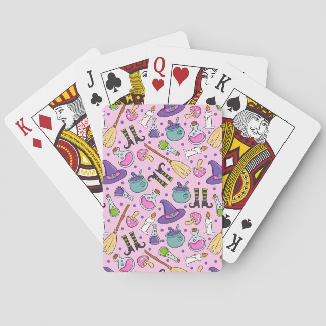 Halloween Pattern Poker Cards (Back)
