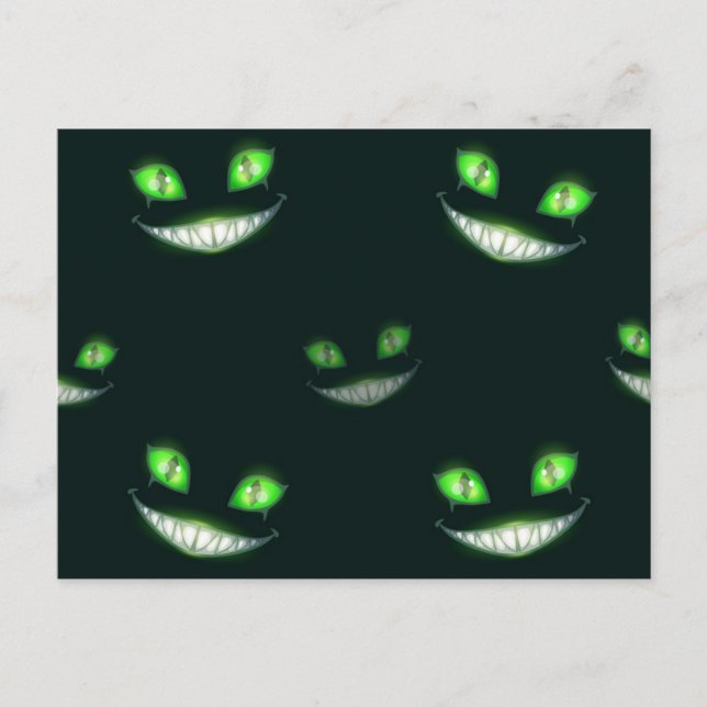 Halloween pattern postcard (Front)