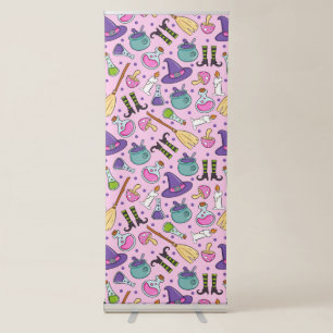 Halloween Pattern Retractable Banner