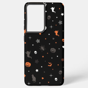 Halloween pattern samsung galaxy s21 ultra case