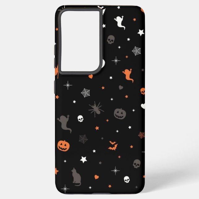 Halloween pattern samsung galaxy case (Back)