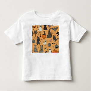 Halloween Pattern short sleeve top