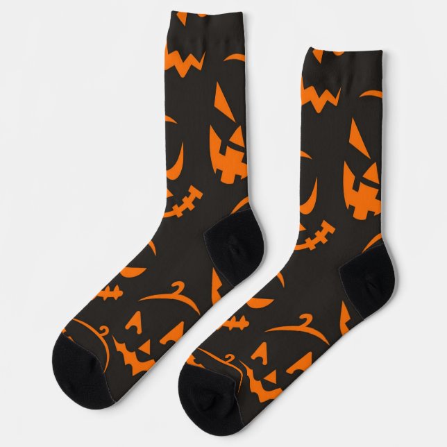 Halloween pattern socks (Left)