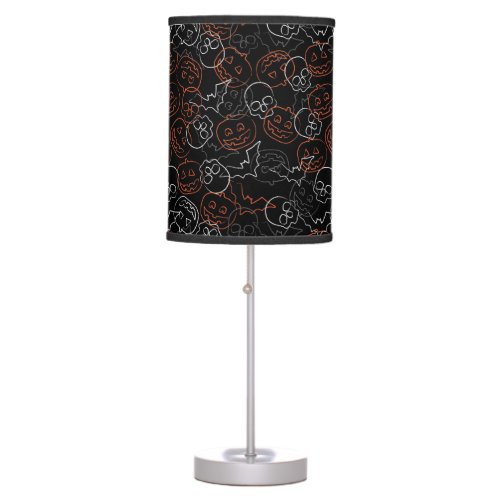 Halloween Pattern Table Lamp