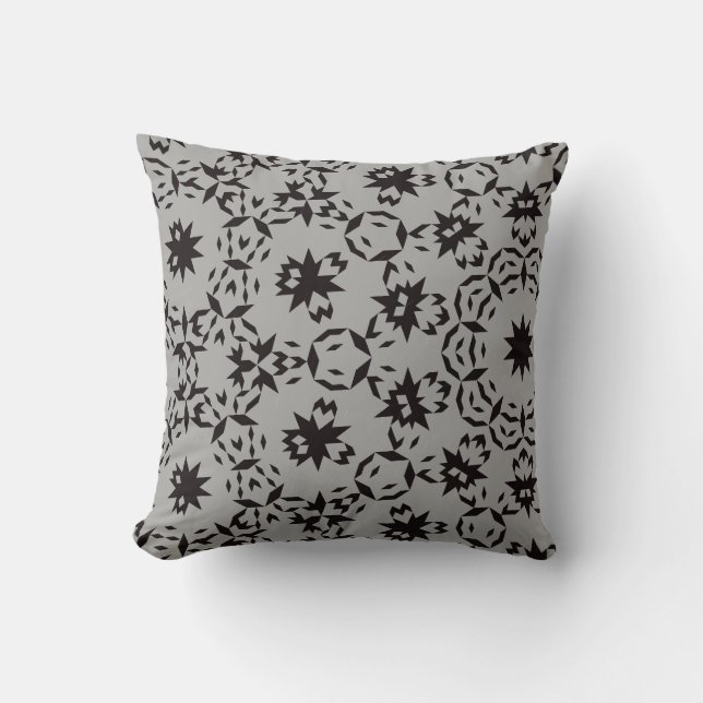 Halloween Pattern Throw Pillow (Front)