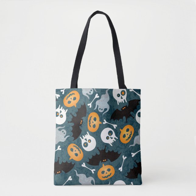 Halloween pattern tote bag (Front)