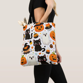 Halloween Pattern Tote Bag