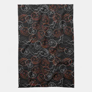 Halloween Pattern Towel
