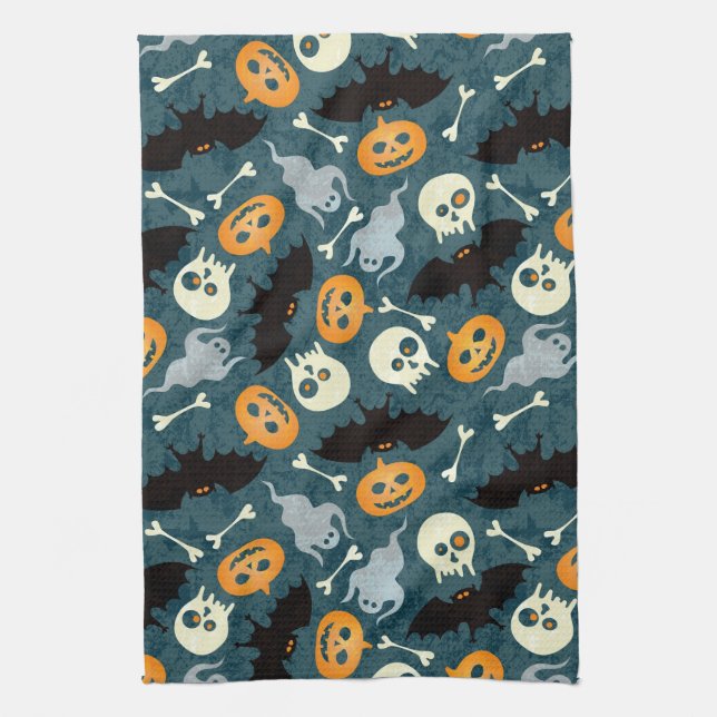 Halloween pattern towel (Vertical)