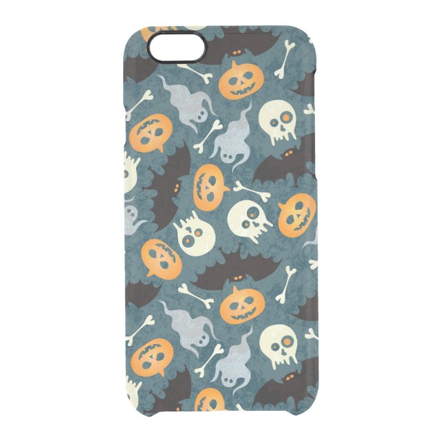 Halloween pattern uncommon iPhone case (Back)