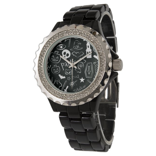 Halloween Pattern Watch (Angled)