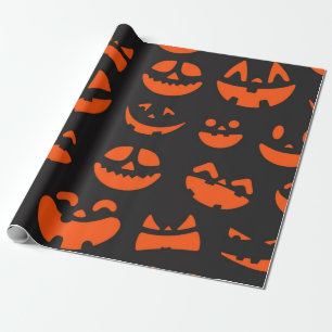 Halloween pattern wrapping paper
