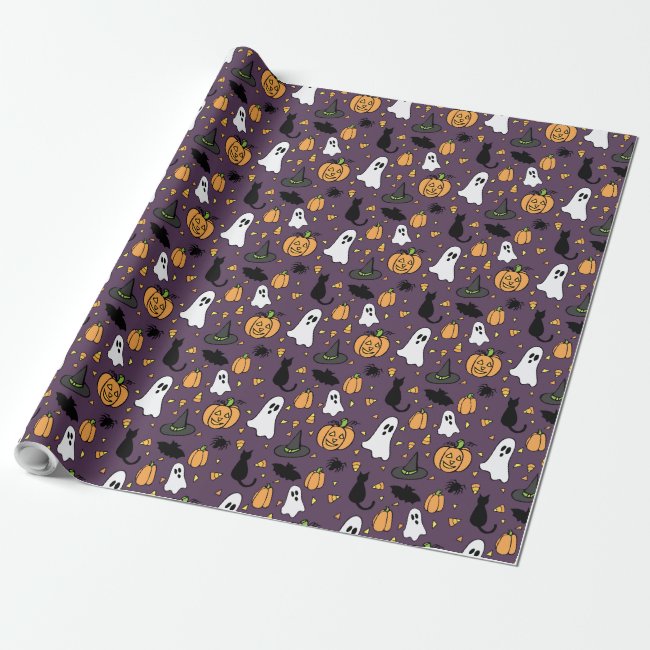 Halloween Pattern Wrapping Paper