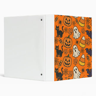 Halloween patterns  3 ring binder