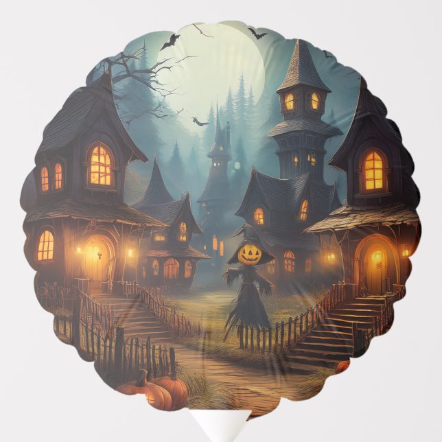 Halloween Patttern Of Creatures Balloon (Front)