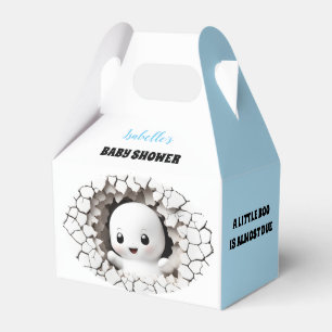 Halloween Peeking Boo Boy Baby Shower Favor Box