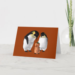 Halloween Penguin Card