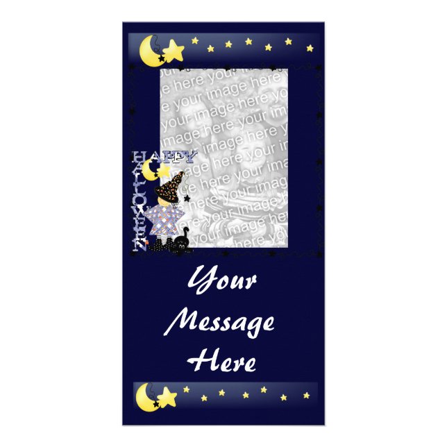 Halloween Personalized Photo Card (Front)